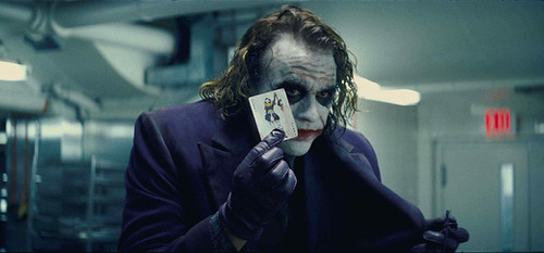 Heath Ledger as The Joker in The Dark Knight