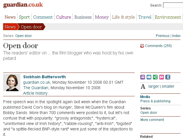 Guardian Readers Editor on Hunger
