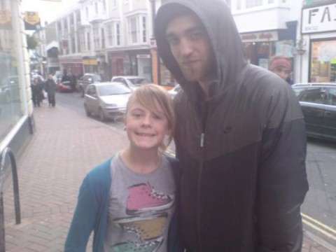 Robert Pattinson with Fan