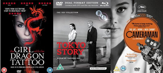 UK DVD and Blu-ray Picks / The Girl With the Dragon Tattoo, Tokyo Story and Camerman: The Jack Cardiff Story