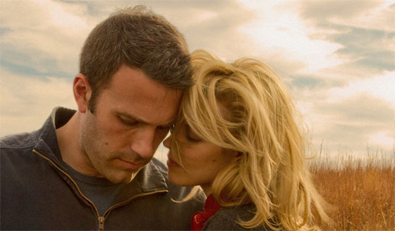 Ben Affleck and Rachel McAdams in Malick's new film