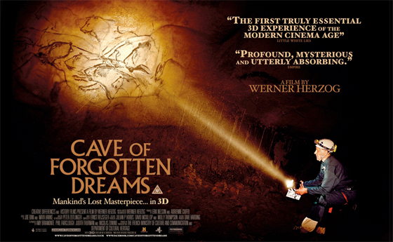UK cinemas showing Cave of Forgotten Dreams